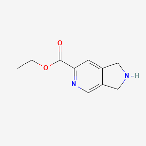 ethyl 1H,2H,3H-pyrrolo[3,4-c]pyridine-6-carboxylate