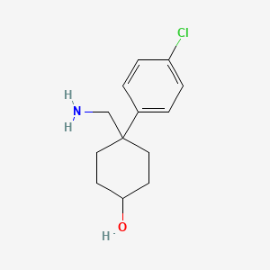 4-(Aminomethyl)-4-(4-chlorophenyl)cyclohexanol hydrochloride