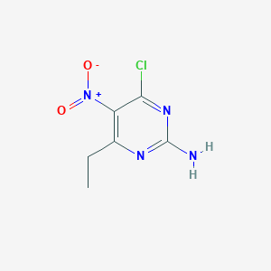 4-Chloro-6-ethyl-5-nitropyrimidin-2-amine