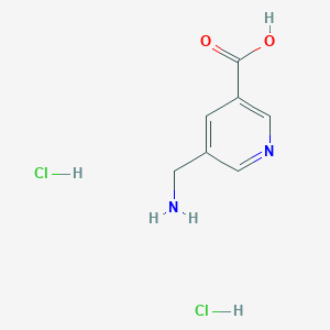 5-(Aminomethyl)pyridine-3-carboxylicaciddihydrochloride