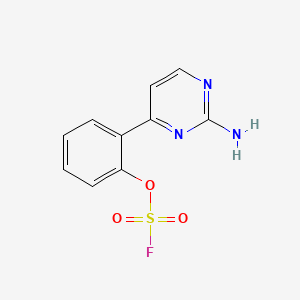 2-(2-Aminopyrimidin-4-yl)phenyl fluoranesulfonate