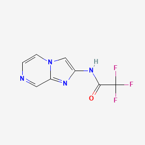 2,2,2-Trifluoro-N-(imidazo[1,2-a]pyrazin-2-yl)acetamide