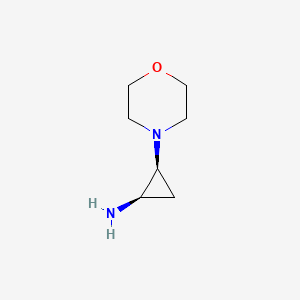 (1R,2S)-2-Morpholinocyclopropan-1-amine