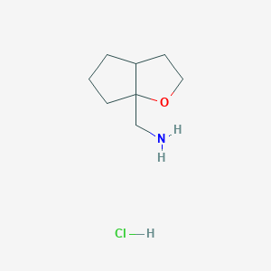 (Hexahydro-6aH-cyclopenta[b]furan-6a-yl)methanamine hydrochloride