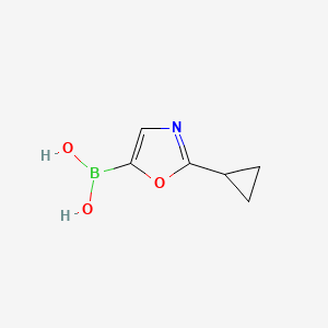 (2-Cyclopropyloxazol-5-yl)boronic acid