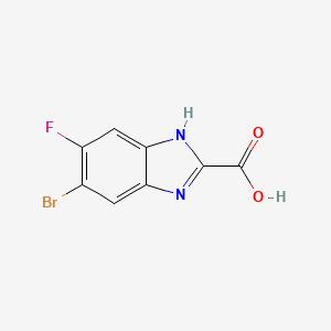 6-Bromo-5-fluorobenzimidazole-2-carboxylic Acid