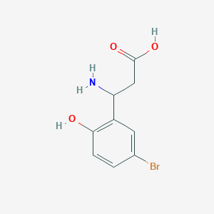 I(2)-Amino-5-bromo-2-hydroxybenzenepropanoic acid