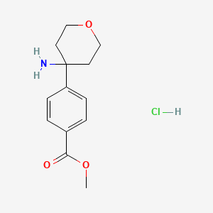 Methyl4-(4-aminooxan-4-yl)benzoatehydrochloride