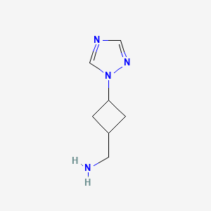 (3-(1H-1,2,4-Triazol-1-yl)cyclobutyl)methanamine