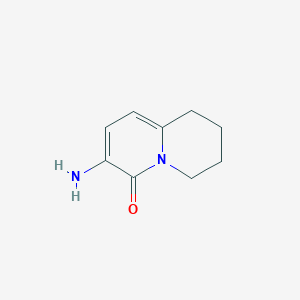 3-Amino-6,7,8,9-tetrahydro-4H-quinolizin-4-one