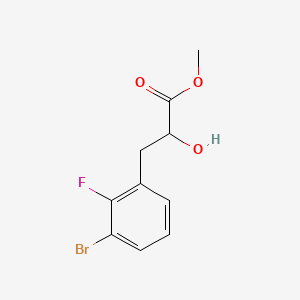 Methyl 3-(3-bromo-2-fluorophenyl)-2-hydroxypropanoate