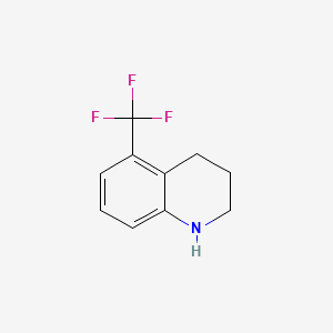molecular formula C10H10F3N B1355738 5-(三氟甲基)-1,2,3,4-四氢喹啉 CAS No. 939758-74-4