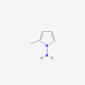 molecular formula C5H8N2 B13557386 2-Methyl-1H-pyrrol-1-amine 