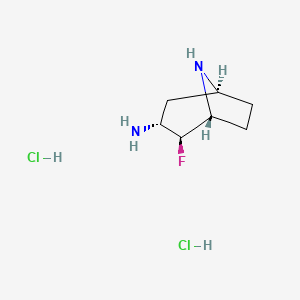 rac-(1R,2S,3R,5S)-2-fluoro-8-azabicyclo[3.2.1]octan-3-aminedihydrochloride