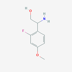 2-Amino-2-(2-fluoro-4-methoxyphenyl)ethanol