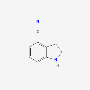 B1355741 Indoline-4-carbonitrile CAS No. 885278-80-8
