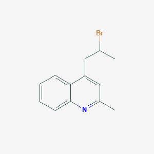 4-(2-Bromopropyl)-2-methylquinoline