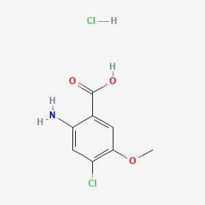 2-Amino-4-chloro-5-methoxybenzoicacidhydrochloride