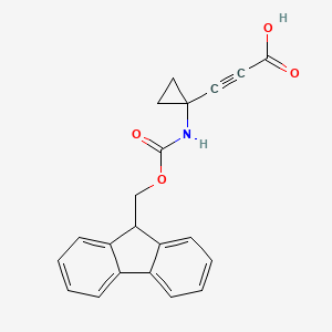 3-[1-({[(9H-fluoren-9-yl)methoxy]carbonyl}amino)cyclopropyl]prop-2-ynoicacid