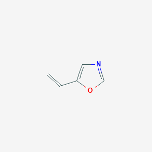 molecular formula C5H5NO B13557456 5-Vinyloxazole CAS No. 121432-08-4