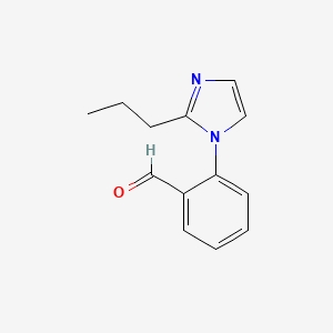 2-(2-Propyl-1h-imidazol-1-yl)benzaldehyde