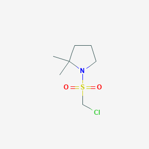 1-((Chloromethyl)sulfonyl)-2,2-dimethylpyrrolidine