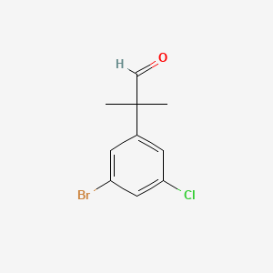 2-(3-Bromo-5-chlorophenyl)-2-methylpropanal