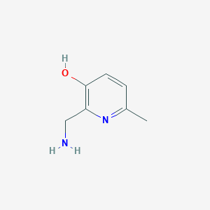 molecular formula C7H10N2O B13557544 2-(Aminomethyl)-6-methylpyridin-3-ol CAS No. 828242-02-0