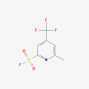 6-Methyl-4-(trifluoromethyl)pyridine-2-sulfonylfluoride