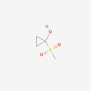 1-Methanesulfonylcyclopropan-1-ol