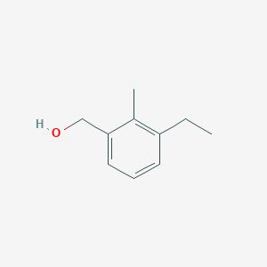 molecular formula C10H14O B13557601 (3-Ethyl-2-methylphenyl)methanol 