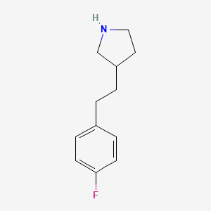 3-[2-(4-Fluorophenyl)ethyl]pyrrolidine