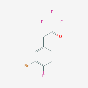 3-(3-Bromo-4-fluorophenyl)-1,1,1-trifluoropropan-2-one