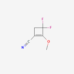 3,3-Difluoro-2-methoxycyclobut-1-ene-1-carbonitrile