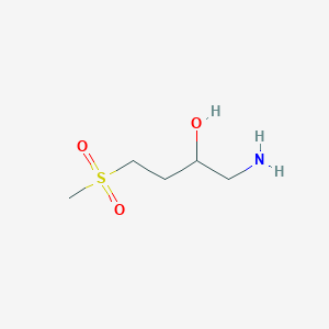 1-Amino-4-methanesulfonylbutan-2-ol