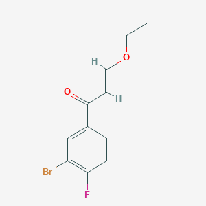 1-(3-Bromo-4-fluorophenyl)-3-ethoxyprop-2-en-1-one