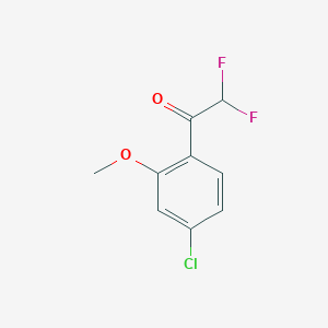 1-(4-Chloro-2-methoxyphenyl)-2,2-difluoroethanone