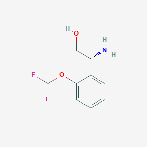 (r)-2-Amino-2-(2-(difluoromethoxy)phenyl)ethan-1-ol