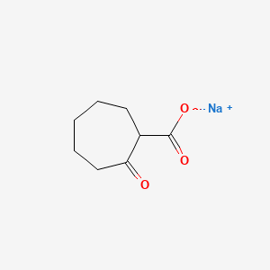 molecular formula C8H11NaO3 B13557706 Sodium 2-oxocycloheptane-1-carboxylate 