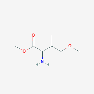 Methyl 2-amino-4-methoxy-3-methylbutanoate