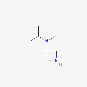 N,3-dimethyl-N-(propan-2-yl)azetidin-3-amine