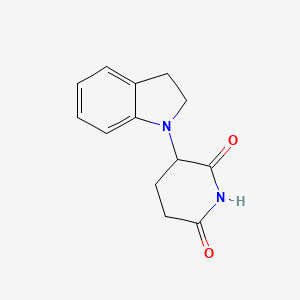 3-(2,3-dihydro-1H-indol-1-yl)-2,6-Piperidinedione