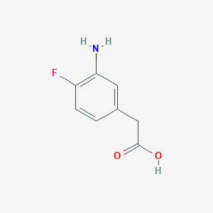 2-(3-Amino-4-fluorophenyl)acetic acid