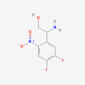 2-Amino-2-(4,5-difluoro-2-nitrophenyl)ethan-1-ol