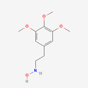 N-[2-(3,4,5-trimethoxyphenyl)ethyl]hydroxylamine