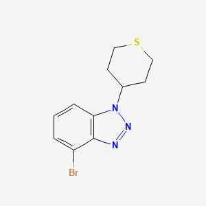 4-bromo-1-(thian-4-yl)-1H-1,2,3-benzotriazole