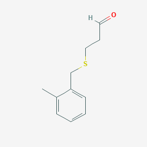 3-((2-Methylbenzyl)thio)propanal