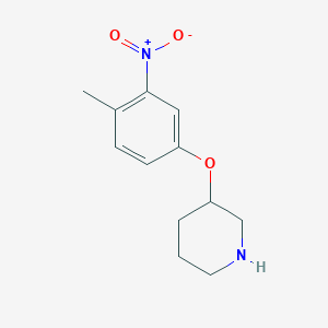 3-(4-Methyl-3-nitrophenoxy)piperidine