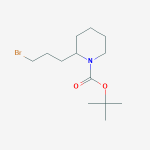 tert-Butyl 2-(3-bromopropyl)piperidine-1-carboxylate