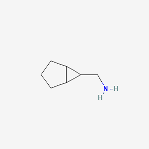 molecular formula C7H13N B13557872 6-Bicyclo[3.1.0]hexanylmethanamine 